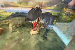 ティラノサウルスは６０００万年ほど前の比較的新しい白亜紀後期の重量級の肉食恐竜です。